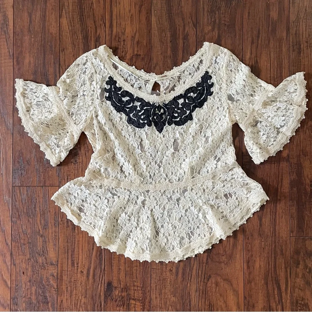 Free People Lace Top - Picture 3 of 16